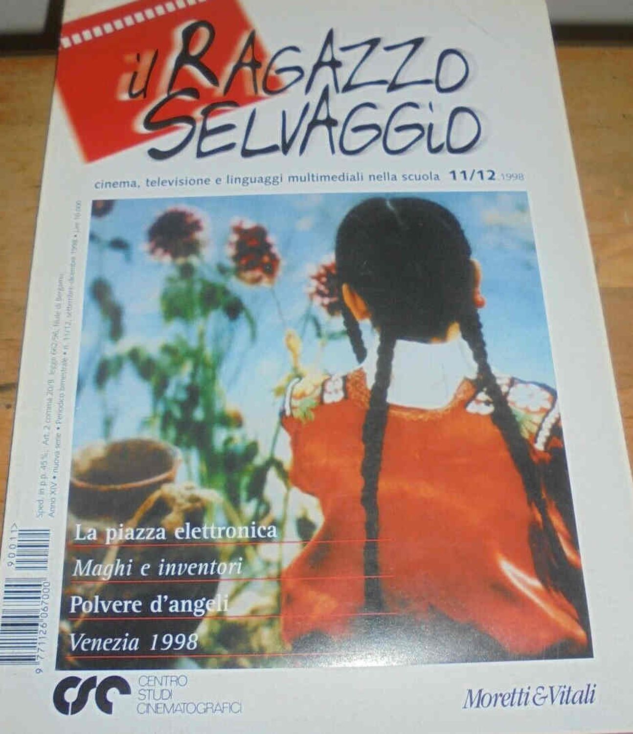 RAGAZZO SELVAGGIO | IL magazine side cover Issue 11-12  November/December 1998