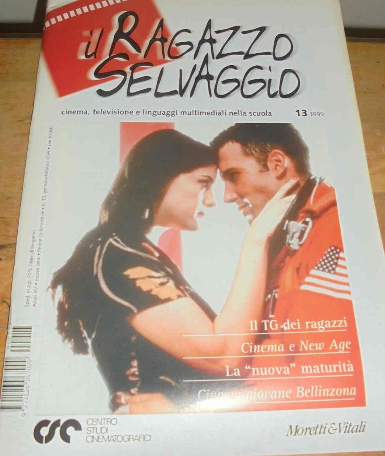 RAGAZZO SELVAGGIO | IL magazine side cover Issue 13  January/February 1999