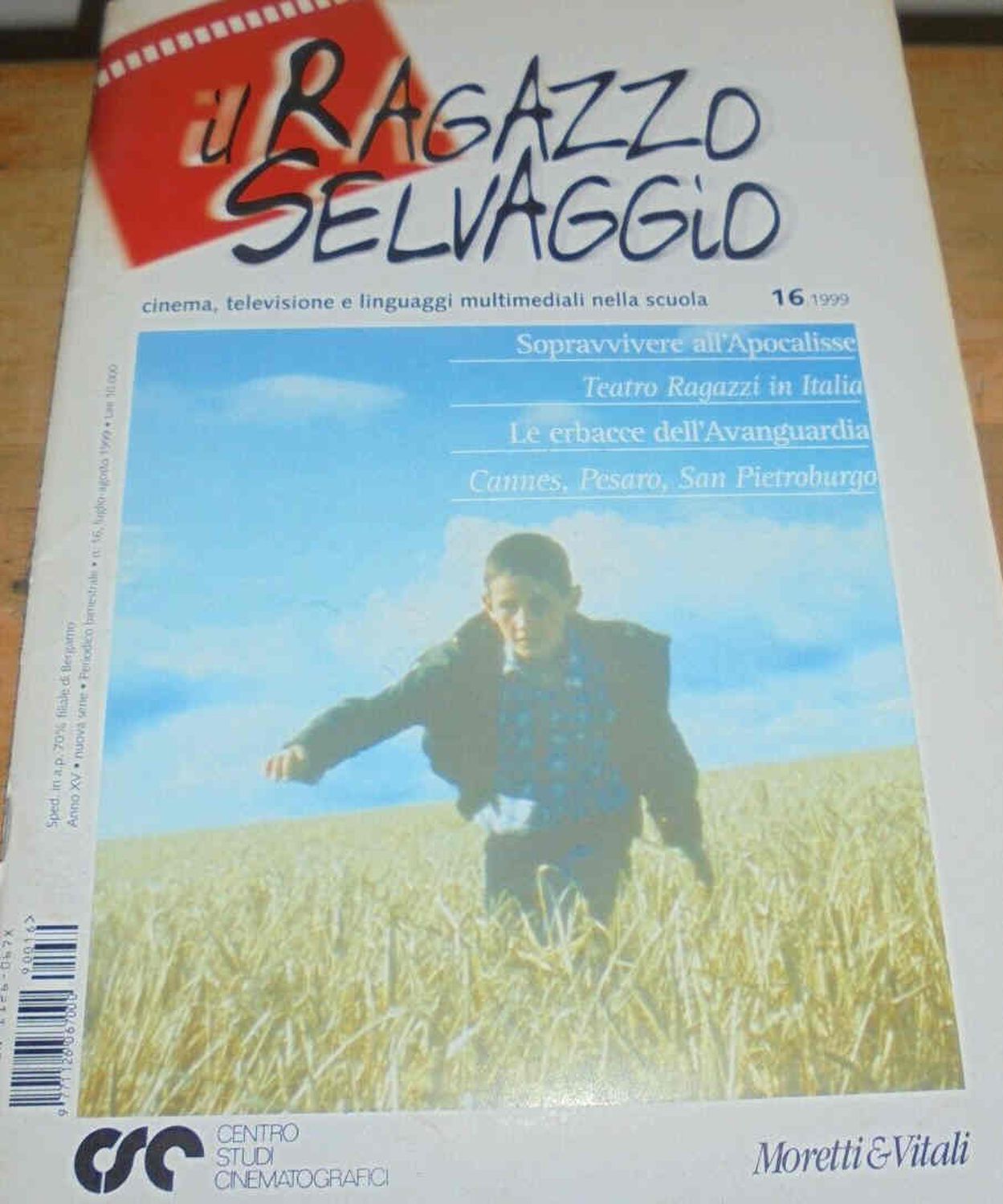 RAGAZZO SELVAGGIO | IL magazine side cover Issue 16  July/August 1999