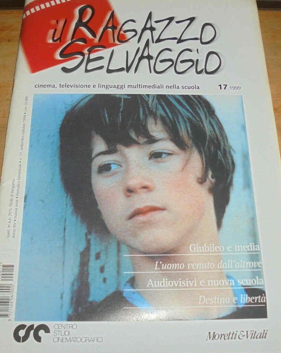 RAGAZZO SELVAGGIO | IL magazine side cover Issue 17  September/October 1999