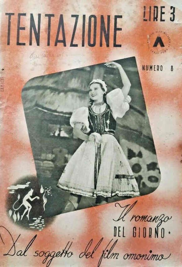 IL ROMANZO DEL GIORNO magazine side cover Issue 8   1942