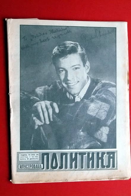 ILUSTROVANA POLITIKA magazine side cover 7 July 1964