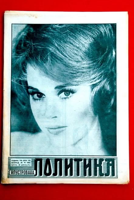ILUSTROVANA POLITIKA magazine side cover 8 October 1964