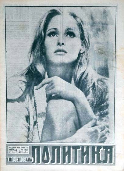 ILUSTROVANA POLITIKA magazine side cover 1 June 1965