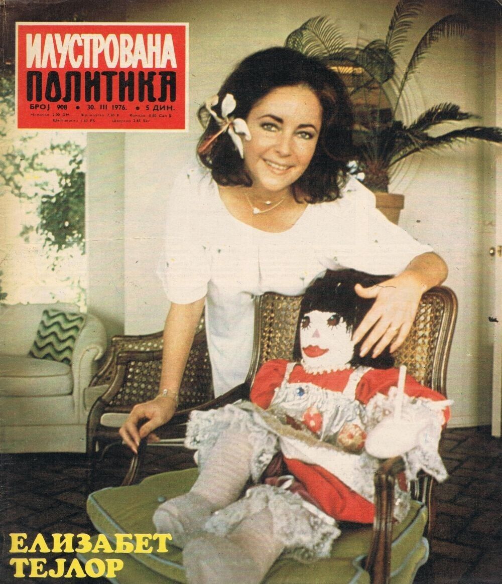 ILUSTROVANA POLITIKA magazine side cover Issue 908 30 March 1976