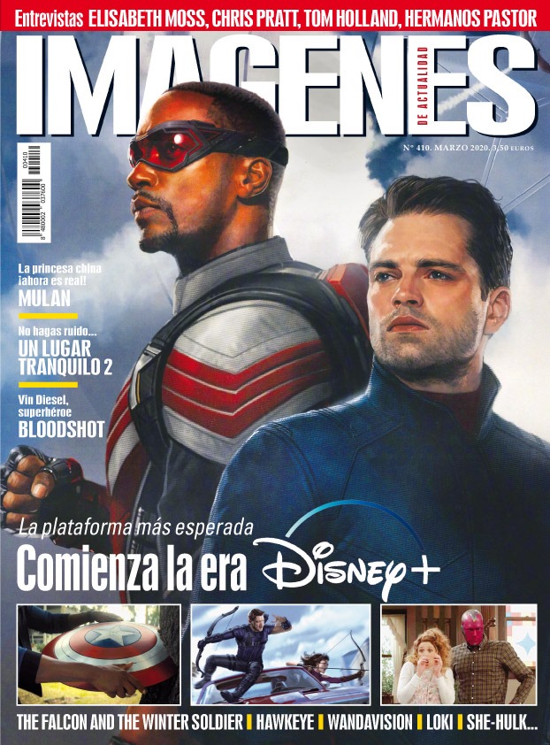 IMAGENES DE ACTUALIDAD magazine side cover Issue 410  March 2020