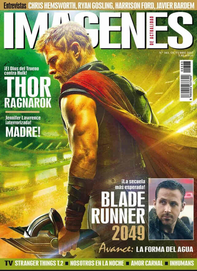 IMAGENES DE ACTUALIDAD magazine side cover Issue 383  October 2017