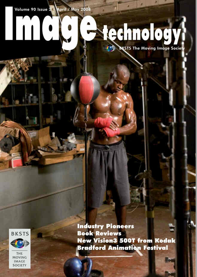 IMAGE TECHNOLOGY magazine side cover April/May 2008