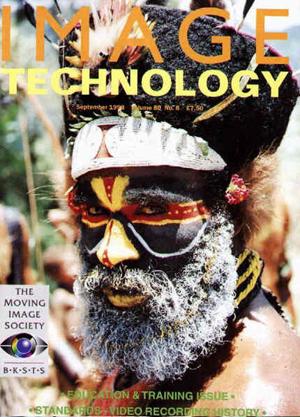 IMAGE TECHNOLOGY magazine side cover September 1998
