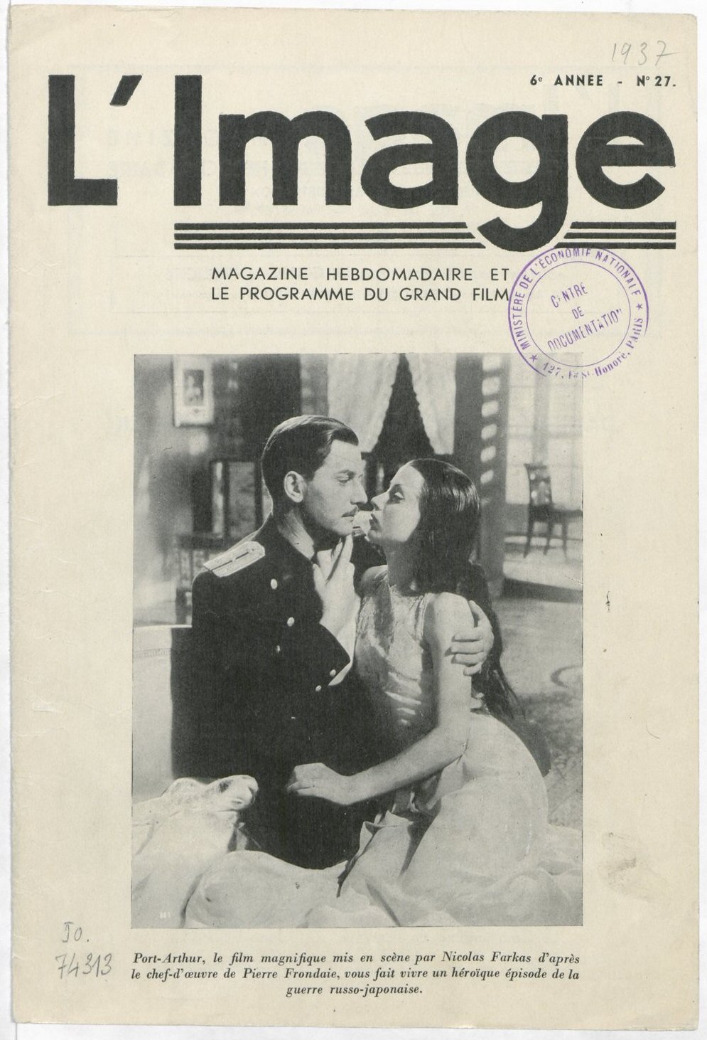 IMAGE | L magazine side cover Issue 27 19 February 1937
