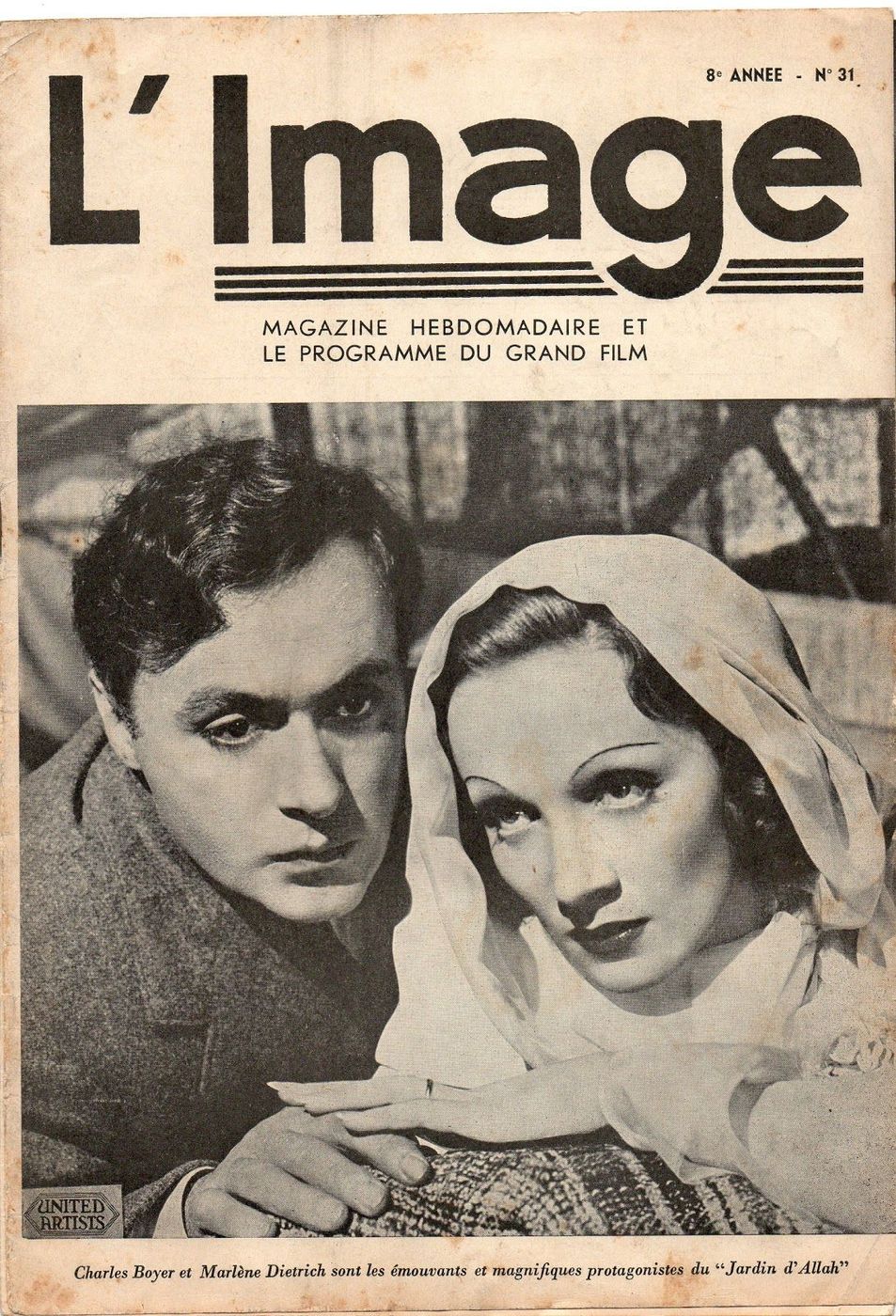 IMAGE | L magazine side cover Issue 31 19 March 1937