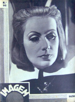 IMAGEM (1928) magazine side cover Issue 98 8 February 1934