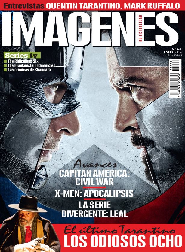 IMAGENES DE ACTUALIDAD magazine side cover Issue 364 January 2016