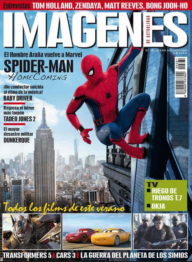IMAGENES DE ACTUALIDAD magazine side cover Issue 381 July/August 2017