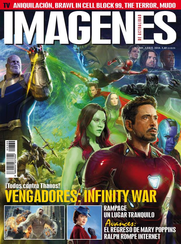 IMAGENES DE ACTUALIDAD magazine side cover Issue 389  April 2018