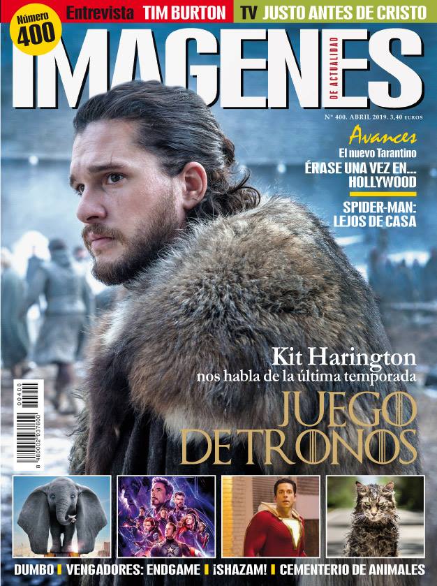 IMAGENES DE ACTUALIDAD magazine side cover Issue 400  April 2019