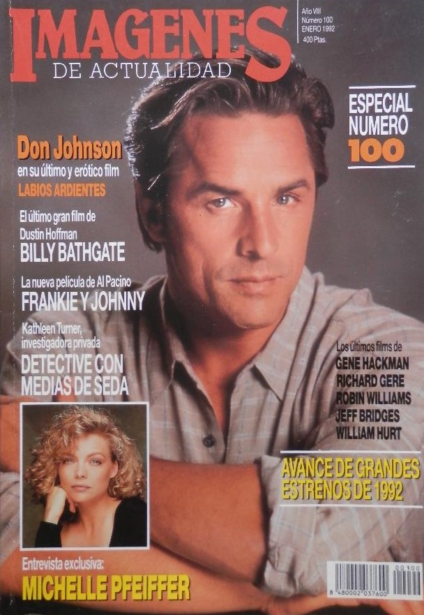 IMAGENES DE ACTUALIDAD magazine side cover Issue 100 January 1992