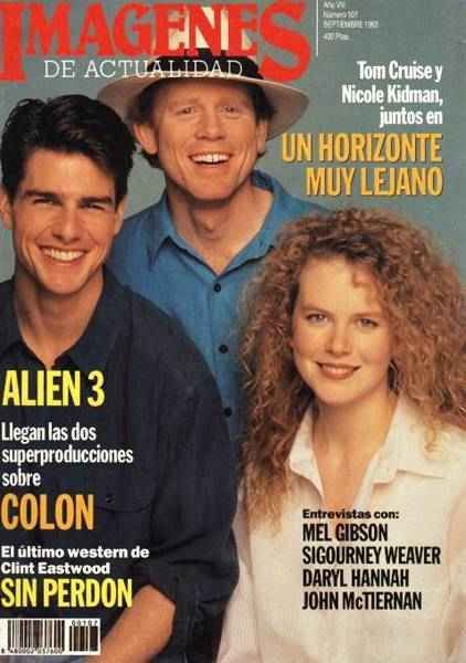 IMAGENES DE ACTUALIDAD magazine side cover Issue 107 September 1992