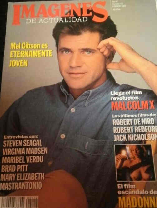 IMAGENES DE ACTUALIDAD magazine side cover Issue 112 February 1993