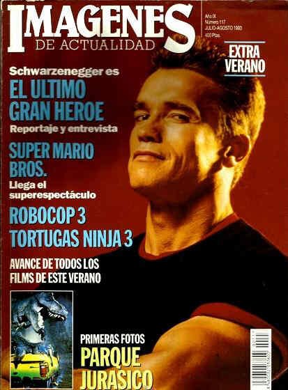IMAGENES DE ACTUALIDAD magazine side cover Issue 117 July/August 1993