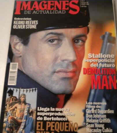 IMAGENES DE ACTUALIDAD magazine side cover Issue 122 January 1994