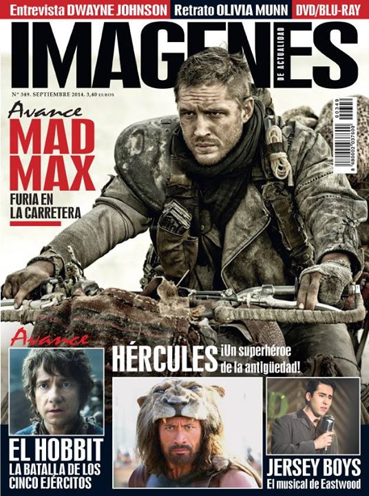IMAGENES DE ACTUALIDAD magazine side cover Issue 349 September 2014