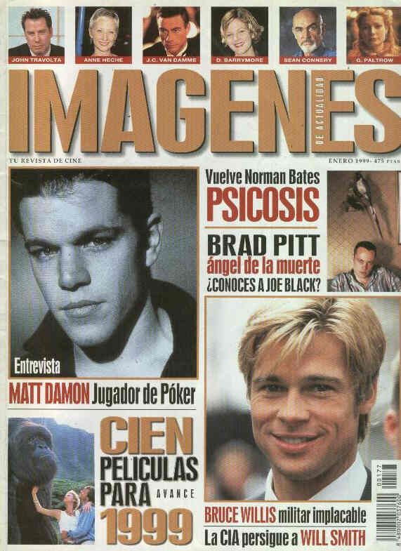 IMAGENES DE ACTUALIDAD magazine side cover Issue 177 January 1999