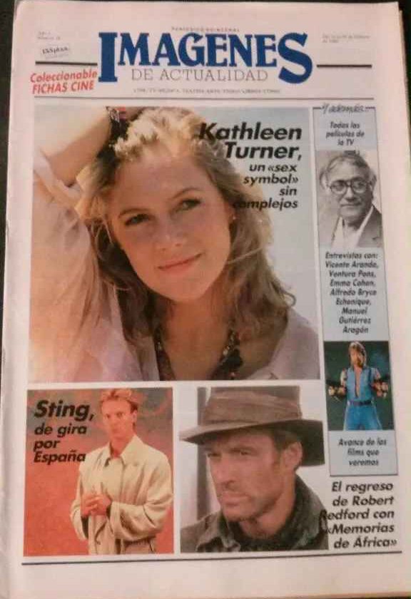 IMAGENES DE ACTUALIDAD magazine side cover Issue 18  1986