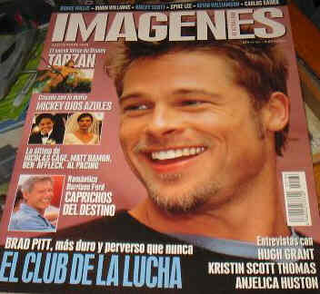 IMAGENES DE ACTUALIDAD magazine side cover Issue 186 November 1999
