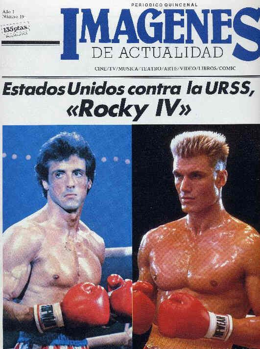 IMAGENES DE ACTUALIDAD magazine side cover Issue 19  1986