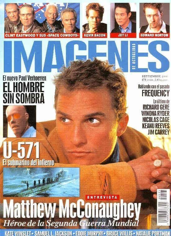 IMAGENES DE ACTUALIDAD magazine side cover Issue 195 September 2000