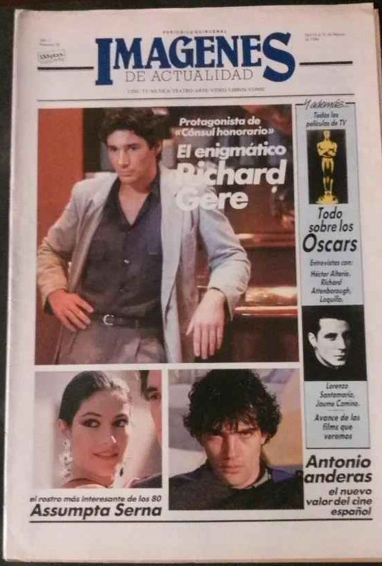 IMAGENES DE ACTUALIDAD magazine side cover Issue 20  1986