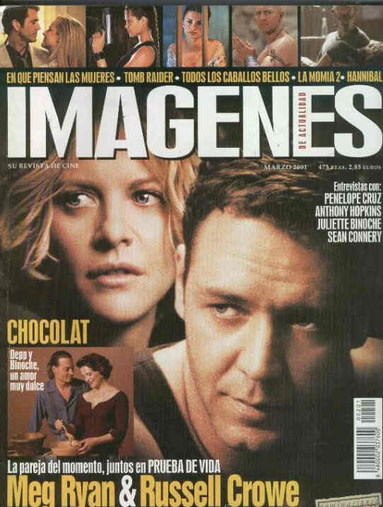 IMAGENES DE ACTUALIDAD magazine side cover Issue 201 March 2001