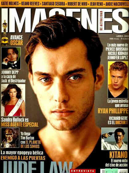 IMAGENES DE ACTUALIDAD magazine side cover Issue 202 April 2001