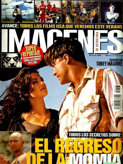 IMAGENES DE ACTUALIDAD magazine side cover Issue 203 May 2001