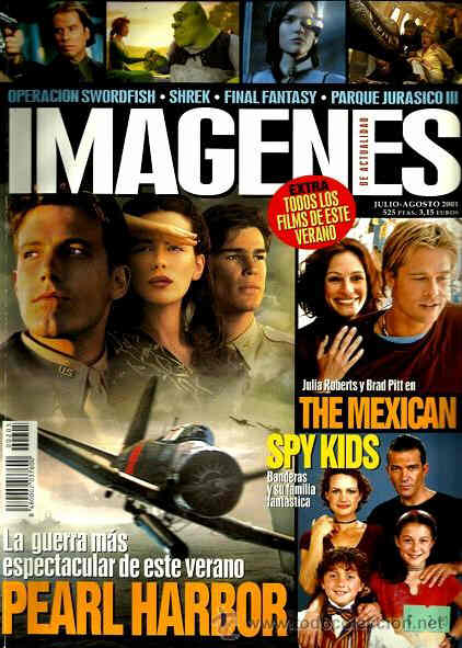 IMAGENES DE ACTUALIDAD magazine side cover Issue 205 July/August 2001