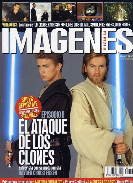 IMAGENES DE ACTUALIDAD magazine side cover Issue 214 May 2002