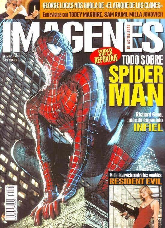 IMAGENES DE ACTUALIDAD magazine side cover Issue 215 June 2002