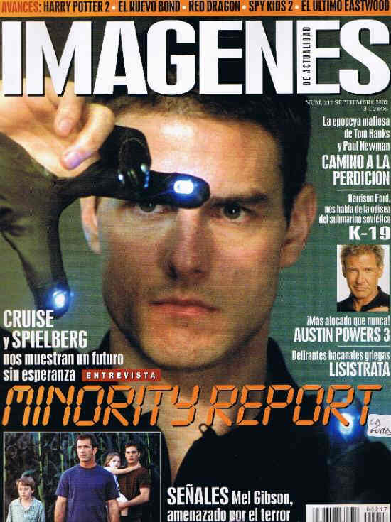 IMAGENES DE ACTUALIDAD magazine side cover Issue 217 September 2002