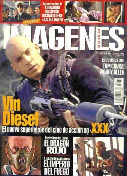 IMAGENES DE ACTUALIDAD magazine side cover Issue 218 October 2002