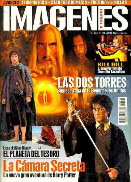 IMAGENES DE ACTUALIDAD magazine side cover Issue 220 December 2002