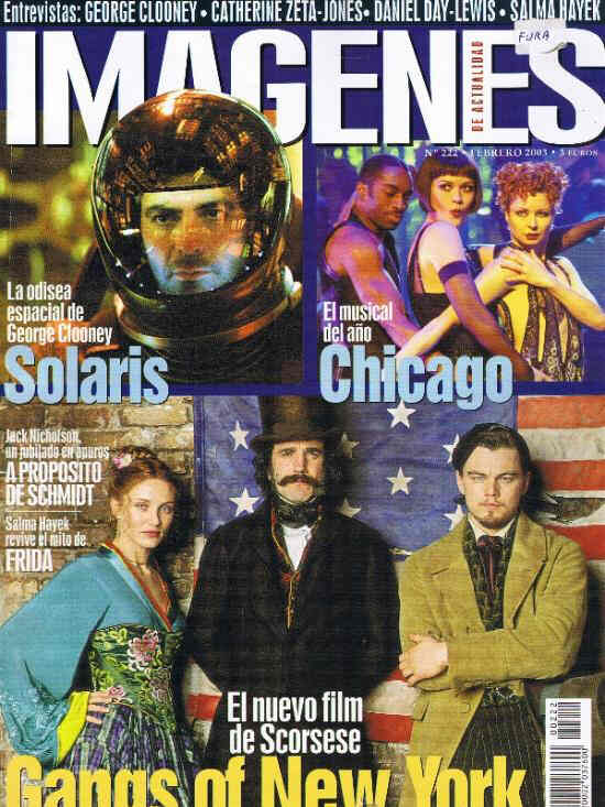 IMAGENES DE ACTUALIDAD magazine side cover Issue 222 February 2003