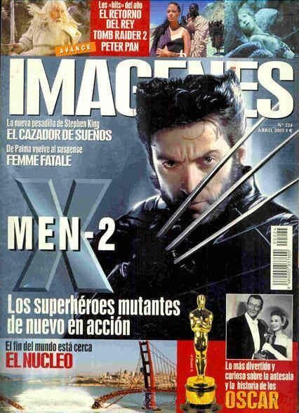 IMAGENES DE ACTUALIDAD magazine side cover Issue 224 April 2003