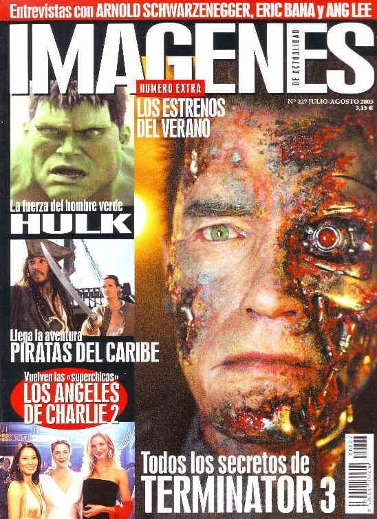 IMAGENES DE ACTUALIDAD magazine side cover Issue 227 July/August 2003