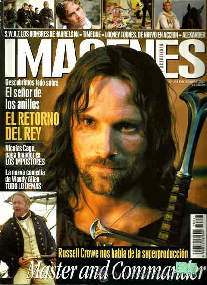 IMAGENES DE ACTUALIDAD magazine side cover Issue 231 December 2003