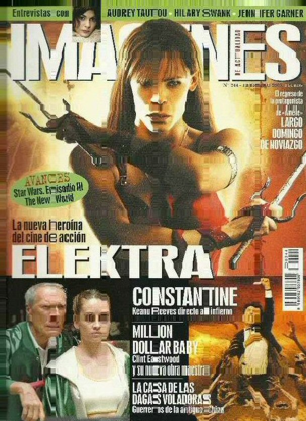 IMAGENES DE ACTUALIDAD magazine side cover Issue 244 February 2005