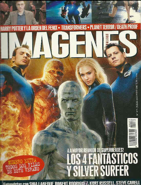 IMAGENES DE ACTUALIDAD magazine side cover Issue 271 July/August 2007