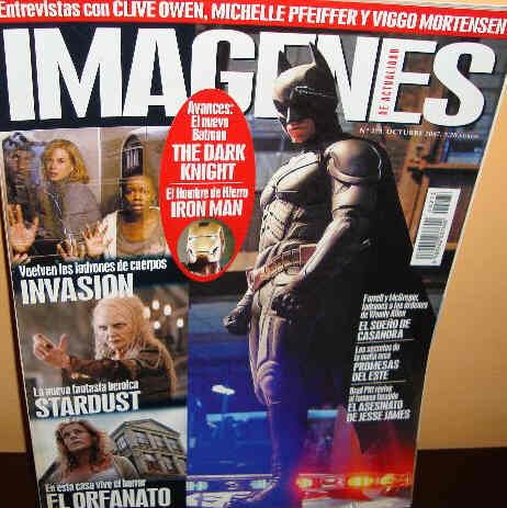 IMAGENES DE ACTUALIDAD magazine side cover Issue 273 October 2007