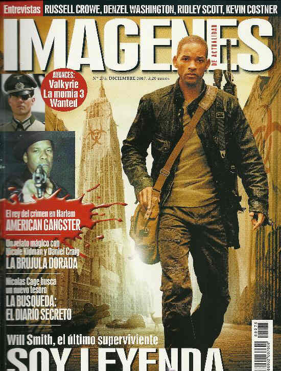IMAGENES DE ACTUALIDAD magazine side cover Issue 275 December 2007