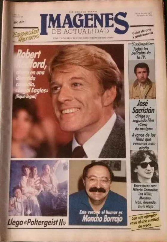 IMAGENES DE ACTUALIDAD magazine side cover Issue 28  1986